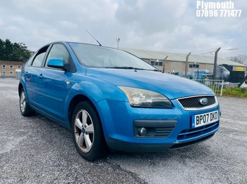 Location: Plymouth - 2007 FORD FOCUS ZETEC CLIMATE T 5 Door Hatchback REG: BP07DKD, Keys: No, MOT Expiry date: 15/01/2026, 1596 Petrol, 5 Speed Manual Petrol, Former Keepers: 6