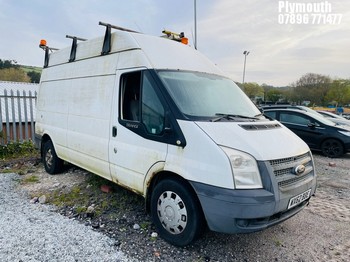 Location: Plymouth - 2012 FORD TRANSIT 125 T350 RWD Panel Van REG: WX62BDE, Keys: No, MOT Expiry date: 21/02/2026, 2198 Diesel, 6 Speed Manual Diesel, Former Keepers: 2