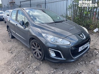 Location: Mitcham - 2013 PEUGEOT 308 ACTIVE NAVIGATION VER 5 Door Hatchback REG: LK63TVP, Keys: No, MOT Expiry date: 07/02/2026, 1598 Petrol, 5 Speed Manual Petrol, Former Keepers: 7