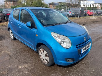 Location: Mitcham - 2011 SUZUKI ALTO SZ3 5 Door Hatchback REG: YF61KNL, Keys: No, MOT Expiry date: 08/10/2025, 996 Petrol, 5 Speed Manual Petrol, Former Keepers: 5