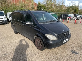 NOTE: ATF Registered Buyers ONLY - Location: Brentwood - 2009 MERCEDES VIANO CDI2.2 AMB LONG A MPV REG: T27JBC, Keys: No, MOT Expiry date: 20/09/2026, 2148 Diesel, Auto Diesel, Former Keepers: 5