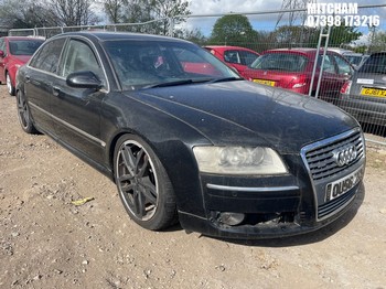 Location: Mitcham - 2007 AUDI A8L SE FSI CVT 4 Door Saloon REG: OU56ZSX, Keys: No, MOT Expiry date: 26/09/2025, 3123 Petrol, Variable Speed Auto Petrol, Former Keepers: 9