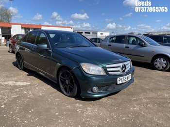 Location: Leeds - 2008 MERCEDES C220 SPORT CDI A 4 Door Saloon REG: PX58WUT, 2148cc Diesel, 5 Speed Auto Diesel, Former Keepers: 9, Keys: No, MOT: Expiry date09-06-2026