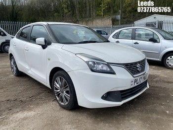 Location: Leeds - 2017 SUZUKI BALENO SZ-T BOOSTERJET 5 Door Hatchback REG: PL17YWU, Keys: No, MOT Expiry date: 01-11-2024, 998 Petrol, 5 Speed Manual Petrol, Former Keepers: 3