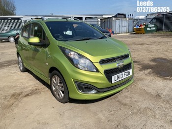 Location: Leeds - 2013 CHEVROLET SPARK LTZ 5 Door Hatchback REG: LM13FXH, Keys: No, MOT Expiry date: 27-07-2025, 1206 Petrol, 5 Speed Manual Petrol, Former Keepers: 10