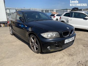 Location: Leeds - 2007 BMW 120I M SPORT 5 Door Hatchback REG: LT57VAE, Keys: No, MOT Expiry date: 15-02-2025, 1995 Petrol, 6 Speed Manual Petrol, Former Keepers: 7
