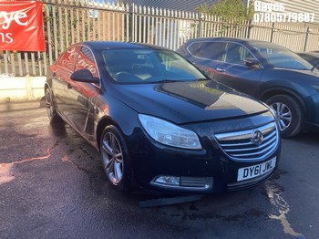 Location: Hayes - 2011 VAUXHALL INSIGNIA SRI 5 Door Hatchback REG: DY61JWL, Keys: No, MOT Expiry date: 01/08/2026, 1796 Petrol, 6 Speed Manual Petrol, Former Keepers: 8