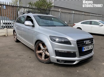 Location: Hayes - 2007 AUDI Q7 S LINE QUATTRO TDI Estate REG: KV56LXZ, Keys: No, MOT Expiry date: 03/02/2026, 2967 Diesel, 6 Speed Auto Diesel, Former Keepers: 6