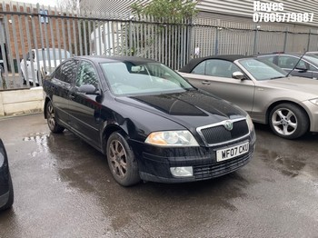 Location: Hayes - 2007 SKODA OCTAVIA AMBIENTE TDI 5 Door Hatchback REG: WF07CKU, Keys: No, MOT Expiry date: 15/07/2026, 1896 Diesel, 5 Speed Manual Diesel, Former Keepers: 5