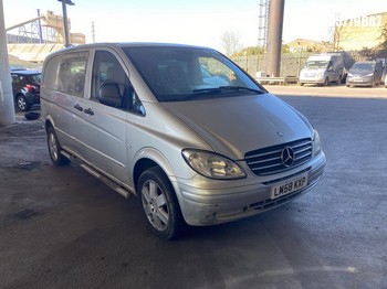 Location: Hayes - 2008 MERCEDES VITO 115 SPORT CDI Panel Van REG: LM58KXP, Keys: No, MOT Expiry date: 18/03/2026, 2148 Diesel, 6 Speed Manual Diesel, Former Keepers: 3