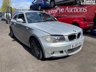 Location: Stapleford - 2008 BMW 118D M SPORT 3 Door Hatchback REG: BJ58POA, Keys: Yes, MOT Expiry date: 13/03/2026, 1995 Diesel, 6 Speed Manual Diesel, Former Keepers: 12