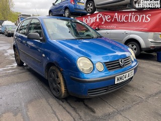 Location: Stapleford - 2004 VOLKSWAGEN POLO TWIST TDI 5 Door Hatchback REG: MM04AUX, Keys: Yes, MOT Expiry date: 31/05/2026, 1422 Diesel, 5 Speed Manual Diesel, Former Keepers: 8
