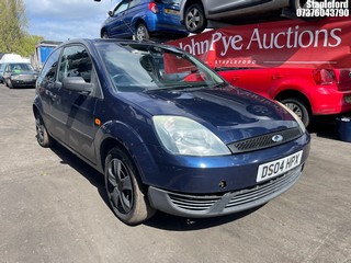 Location: Stapleford - 2004 FORD FIESTA LX 3 Door Hatchback REG: DS04HPX, Keys: Yes, MOT Expiry date: 26/01/2026, 1242 Petrol, 5 Speed Manual Petrol, Former Keepers: 7