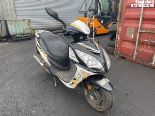 Location: Stapleford - 2017 SINNIS SHUTTLE Motorcycle REG: BL17BFV, Keys: Yes, MOT Expiry date: 07/07/2026, 125 Petrol,, Former Keepers: 3