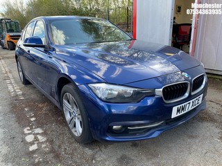 Location: Manchester - 2017 BMW 318D SPORT 4 Door Saloon REG: MM17XCE, 1995 DIESEL, 6 Speed Manual Diesel, Former Keepers: 3, Keys: No, MOT Expiry date: 19/11/2025
