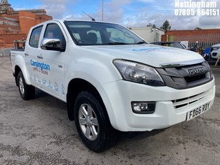 Location: Nottingham - 2016 ISUZU D-MAX EIGER D/C TWIN TURB Pick-up REG: FD66RDY, 2499cc Diesel, 6 Speed Manual Diesel, Former Keepers: 0, Keys: Yes, MOT Expiry date: 06/12/2026