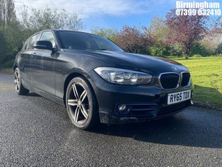 Location: Birmingham - 2015 BMW 120D SPORT 5 Door Hatchback REG: RY65TDX, 1995CC Diesel, 6 Speed Manual Diesel, Former Keepers: 1, Keys: Yes, MOT Expiry date: 13/02/2025