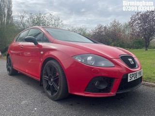 Location: Birmingham - 2008 SEAT LEON CUPRA T FSI 240 5 DOOR HATCHBACK REG: SP08YMU, 1984CC PETROL, 6 SPEED MANUAL PETROL, Former Keepers: 6, Keys: Yes, MOT Expiry date: 05/02/2026