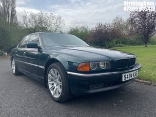Location: Birmingham - 1998 BMW 728I 4 DOOR SALOON REG: S494KAB, 2793CC PETROL, 5 SPEED AUTO PETROL, Former Keepers: 8, Keys: Yes, MOT Expiry date: 05/03/2027