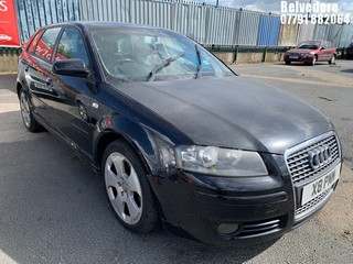Location: BELVEDERE - 2006 AUDI A3 SPORT FSI 5 Door Hatchback REG: X8PMM, 1984cc Petrol, 6 Speed Manual Petrol, Former Keepers: 5, Keys: No, MOT: Expiry date29.12.2025