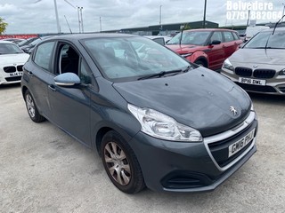 Location: Belvedere - 2016 PEUGEOT 208 ACCESS A/C 5 DOOR HATCHBACK REG: GM16PHJ, 1000cc PETROL, 5 SPEED MANUAL PETROL, Former Keepers: 0, Keys: Yes, MOT Expiry date: 29/06/2026