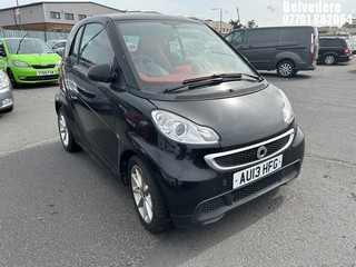Location: Belvedere - 2013 SMART FORTWO PASSION MHD AUTO Coupe REG: AU13HFG, Keys: No, MOT Expiry date: 21/04/2026, 999 Petrol, 5 Speed Auto Petrol, Former Keepers: 7