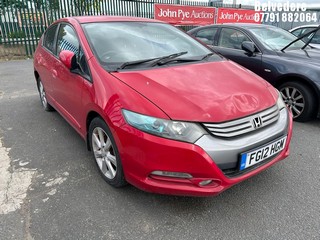 Location: Belvedere - 2012 HONDA INSIGHT ES CVT 5 Door Hatchback REG: FG12HGM, Keys: No, MOT Expiry date: 12/03/2025, 1339 Hybrid Electric, Variable 1 Speed Auto Petrol/E, Former Keepers: 5
