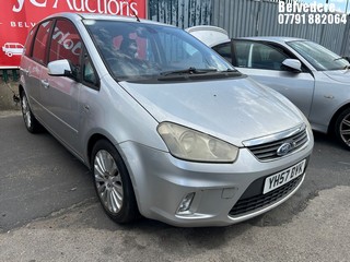 Location: Belvedere - 2007 FORD C-MAX TITANIUM AUTO MPV REG: YH57BVK, Keys: No, MOT Expiry date: 14/05/2025, 1999 Petrol, 4 Speed Auto Petrol, Former Keepers: 6