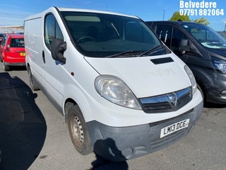 Location: Belvedere - 2013 VAUXHALL VIVARO 2700 CDTI 89 SWB Panel Van REG: LM13DCE, Keys: No, MOT Expiry date: 24/11/2025, 1995 Diesel, 6 Speed Manual Diesel, Former Keepers: 5