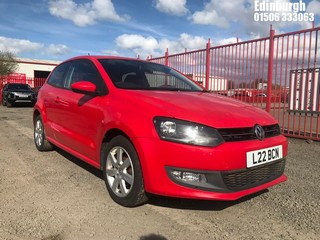 Location: Edinburgh - 2013 VOLKSWAGEN POLO MATCH EDITION 3 Door Hatchback REG: L22BCN, Keys: No, MOT Expiry date: 28/09/2024, 1198 Petrol, 5 Speed Manual Petrol, Former Keepers: 3