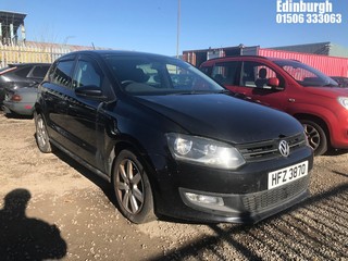Location: Edinburgh - 2011 VOLKSWAGEN POLO MATCH TDI 5 Door Hatchback REG: HFZ3870, Keys: No, MOT Expiry date: 19/08/2025, 1199 Diesel, 5 Speed Manual Diesel, Former Keepers: 7