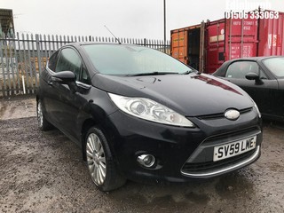 Location: Edinburgh - 2009 FORD FIESTA TITANIUM 96 3 Door Hatchback REG: SV59LME, Keys: No, MOT Expiry date: 26/08/2026, 1388 Petrol, 5 Speed Manual Petrol, Former Keepers: 4