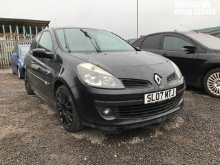 Location: Edinburgh - 2007 RENAULT CLIO DYNAMIQUE S 3 Door Hatchback REG: SL07MTJ, Keys: No, MOT Expiry date: 15/12/2025, 1390 Petrol, 5 Speed Manual Petrol, Former Keepers: 7