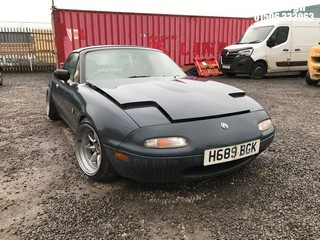 Location: Edinburgh - 1990 MAZDA Convertible REG: H689BGK, Keys: No, MOT Expiry date: 01/10/2019, 1600 Petrol,, Former Keepers: 6