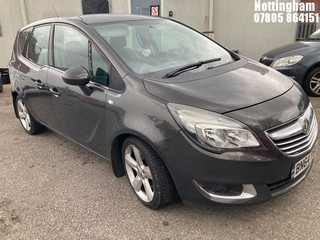Location: Nottingham - 2014 VAUXHALL MERIVA TECHLINE CDTI EFLE MPV REG: BN64YSV, Keys: No, MOT Expiry date: 09/12/2025, 1598 Diesel, 6 Speed Manual Diesel, Former Keepers: 7