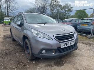 Location: Mitcham - 2015 PEUGEOT 2008 ACTIVE S/S S-A 5 Door Hatchback REG: PF65VTV, Keys: No, MOT Expiry date: 11/05/2025, 1200 Petrol, 5 Speed Semi Auto Petrol, Former Keepers: 5