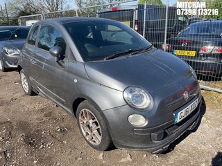 Location: Mitcham - 2011 FIAT 500 TWINAIR PLUS 3 Door Hatchback REG: GJ61XZZ, Keys: No, MOT Expiry date: 13/05/2025, 875 Petrol, 5 Speed Manual Petrol, Former Keepers: 8