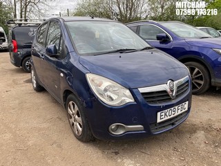 Location: Mitcham - 2009 VAUXHALL AGILA DESIGN 5 Door Hatchback REG: EK09FBC, Keys: No, MOT Expiry date: 27/05/2026, 1242 Petrol, 5 Speed Manual Petrol, Former Keepers: 5