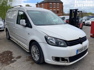 Location: Nottingham - 2014 VOLKSWAGEN CADDY C20 STARTLINE TDI Panel Van REG: PO64UET, Keys: No, MOT Expiry date: 08/04/2025, 1598 Diesel, 5 Speed Manual Diesel, Former Keepers: 4