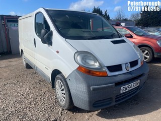 Location: Peterborough - 2005 RENAULT TRAFIC SL27 DCI 100 SWB Panel Van REG: EN54EDR, Keys: No, MOT Expiry date: 28/11/2024, 1870 Diesel, 6 Speed Manual Diesel, Former Keepers: 8