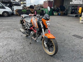 Location: Stapleford - 2015 KSR MOTO GRS 125 Motorcycle REG: LS15GXZ, Keys: No, MOT Expiry date: 13/10/2026, 125 Petrol,, Former Keepers: 7