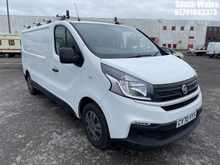 Location: South Wales - 2020 FIAT TALENTO SX MULTIJET II PANEL VAN REG: CV70VYS, 1997 DIESEL, 6 Speed Manual Diesel, Former Keepers: 2, Keys: Yes, MOT Expiry date: 19/10/2026
