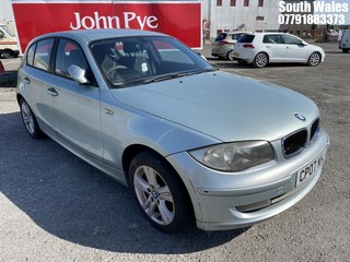 Location: South Wales - 2007 BMW 118I SE AUTO 5 Door Hatchback REG: CP07NHJ, Keys: No, MOT Expiry date: 05/11/2025, 1995 Petrol, 6 Speed Auto Petrol, Former Keepers: 8