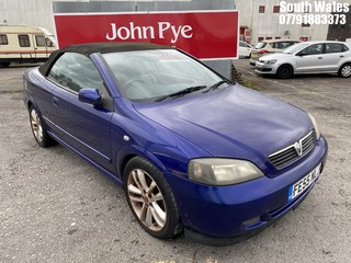 Location: South Wales - 2005 VAUXHALL ASTRA COUPE CONVERTIBLE A Convertible REG: FE55NLJ, Keys: No, MOT Expiry date: 16/09/2025, 2198 Petrol, 4 Speed Auto Petrol, Former Keepers: 6
