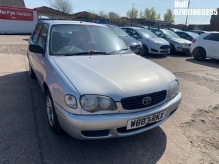 NOTE: ATF Registered Buyers ONLY - Location: Hull - 2000 TOYOTA COROLLA VVTI GS 5 Door Hatchback REG: W883RKX, Keys: No, 1398 Petrol, 5 Speed Manual Petrol, Former Keepers: 7