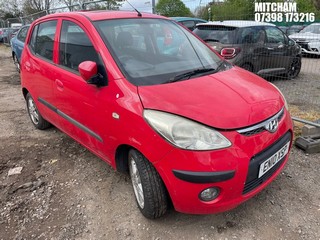 Location: Mitcham - 2010 HYUNDAI I10 STYLE 5 Door Hatchback REG: EN10XSP, Keys: No, MOT Expiry date: 05/01/2026, 1248 Petrol, 5 Speed Manual Petrol, Former Keepers: 11