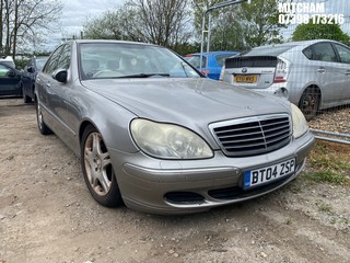 Location: Mitcham - 2004 MERCEDES S350 AUTO 4 Door Saloon REG: BT04ZSP, Keys: No, MOT Expiry date: 31/05/2025, 3724 Petrol, 5 Speed Auto Petrol, Former Keepers: 6