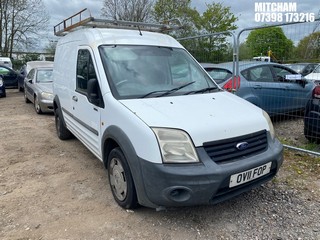 Location: Mitcham - 2011 FORD TRAN CONN 110 T230 CDPF Panel Van REG: OV11FOP, Keys: No, MOT Expiry date: 02/03/2026, 1753 Diesel, 5 Speed Manual Diesel, Former Keepers: 5