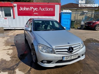 Location: Hull - 2010 MERCEDES-BENZ C350 BLUE-CY SPORT CDI A 4 Door Saloon REG: GF10YRS, Keys: No, MOT Expiry date: 05/07/2024, 2987 Diesel, 7 Speed Auto Diesel, Former Keepers: 4
