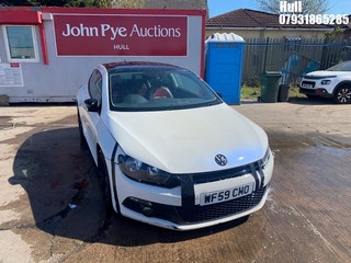 Location: Hull - 2009 VOLKSWAGEN SCIROCCO GT TDI 170 S-A Coupe REG: WF59CMO, Keys: No, MOT Expiry date: 13/03/2026, 1968 Diesel, 6 Speed Semi Auto Diesel, Former Keepers: 8